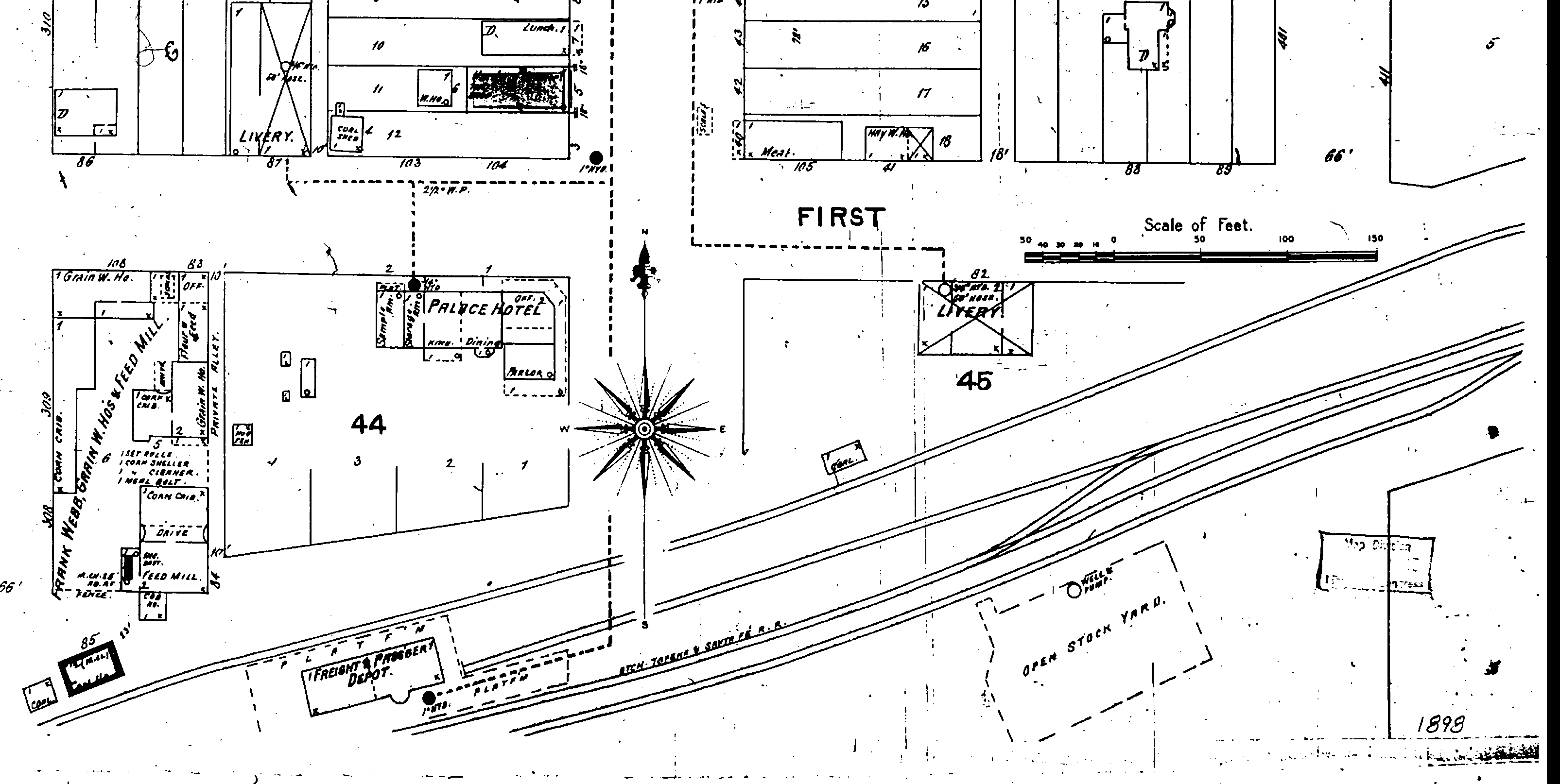 Moline Kansas Santa Fe Railway